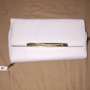 Charlotte Russe leather white wallet